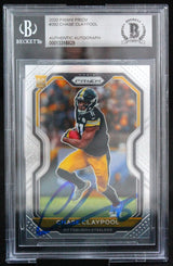 2020 Panini Prizm #392 Chase Claypool Pittsburgh Steelers BGS Auto 10