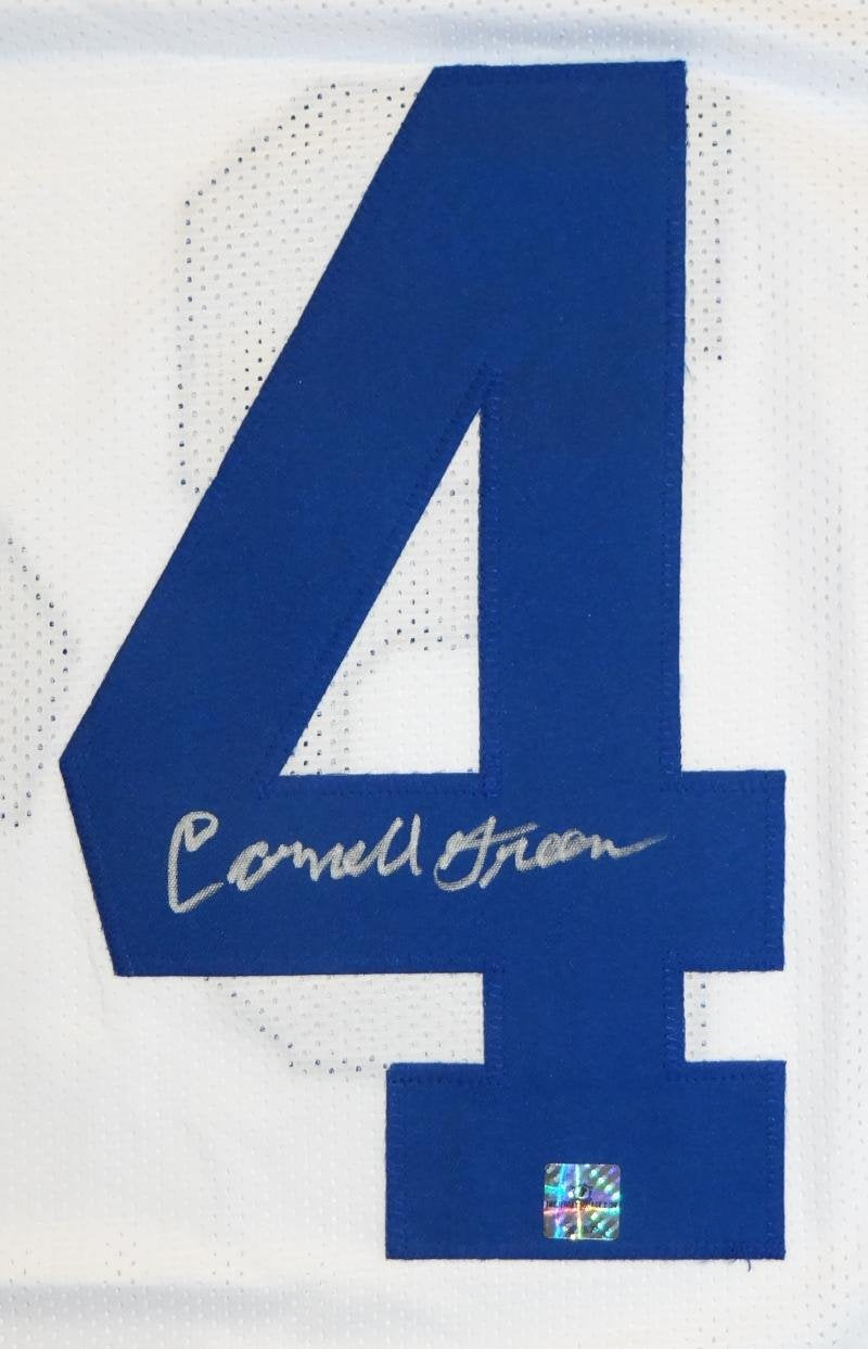 Cornell Green Autographed White Pro Style Jersey - The Jersey Source Auth *4