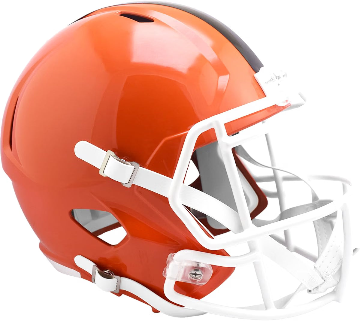 Unsigned Cleveland Browns Riddell Orange Full Size Replica Helmet Stock #267765
