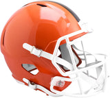 Unsigned Cleveland Browns Riddell Orange Full Size Replica Helmet Stock #267765