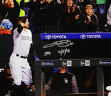 Trevor Story Signed Rockies 16x20 Wave to Crowd PF Photo W/ HR Insc- JSA W Auth