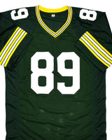 Mark Chmura Autographed Green Pro Style Jersey w/SB Champs - JSA W *Black