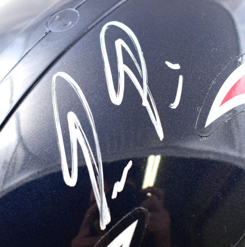 Dameon Pierce Autographed Houston Texans F/S VSR4 Helmet- Tristar *White