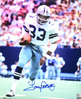 Tony Dorsett Autographed Dallas Cowboys 16x20 Running Photo - Beckett W Hologram
