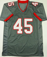 Devin White Autographed Grey Pro Style Jersey - Beckett W Auth *4