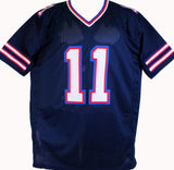 Cole Beasley Autographed Dk. Blue Pro Style Jersey w/Bills Mafia-Beckett W Holo