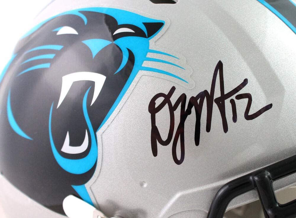 DJ Moore Signed Carolina Panthers F/S Speed Authentic Helmet- Beckett W *Black