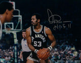 Artis Gilmore Signed Spurs 16x20 Looking to Pass Photo W/HOF- Jersey Source Auth