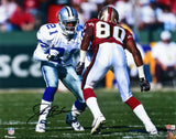 Deion Sanders Signed Dallas Cowboys 16x20 Face Off Photo - Beckett W Hologram