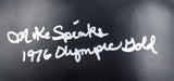 Michael Spinks Autographed Black Everlast Boxing Glove w/Gold- Beckett W Holo *R
