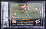 1991 Pro Set Platinum #139 Joe Montana Auto San Francisco 49ers BGS Autograph 10