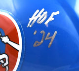 Randy Gradishar Signed Broncos 75-96 Speed Mini Helmet w/HOF - Beckett W Holo