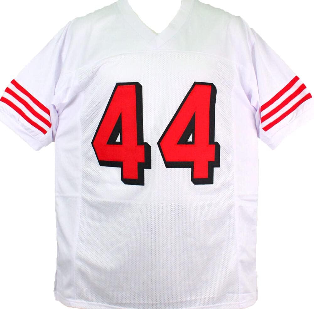 Kyle Juszczyk Signed White Color Rush Pro Style Jersey- Beckett W Hologram *Blk