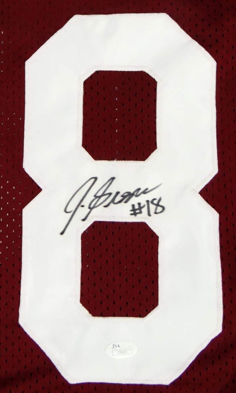 Germaine Gresham Autographed Maroon College Style Jersey- JSA Auth *8