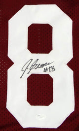 Germaine Gresham Autographed Maroon College Style Jersey- JSA Auth *8