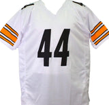Derek Watt Autographed White Pro Style Jersey- JSA Witnessed *Silver