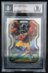 2020 Panini Prizm #392 Chase Claypool Pittsburgh Steelers BGS Auto 10