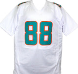 Mike Gesicki Autographed White Pro Style Jersey-Beckett W Hologram *Silver