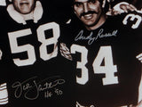 Ham Lambert Russell Steelers Signed 16x20 B&#38;W Photo W/ 2 insc-JSA W Auth *Si