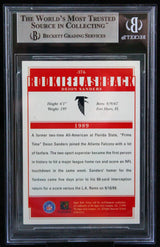 1999 Upper Deck Victory #374 Deion Sanders Atlanta Falcons BGS Auto 10