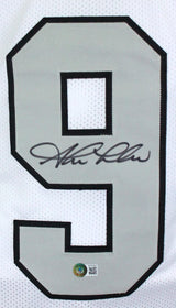 Shane Lechler Autographed White Pro Style Jersey- Beckett W Hologram *Black