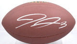 Jordan Addison Autographed Minnesota Vikings Super Grip Football-Beckett W Holo