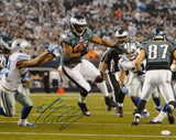 LeSean McCoy Autographed Eagles 16x20 Against Cowboys Photo - JSA W Auth *Blue