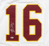 Jake Plummer Autographed White College Style Jersey- Beckett Authenticated *1