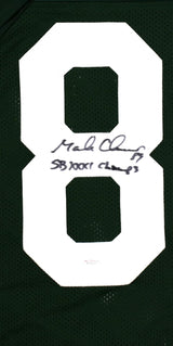 Mark Chmura Autographed Green Pro Style Jersey w/SB Champs - JSA W *Black