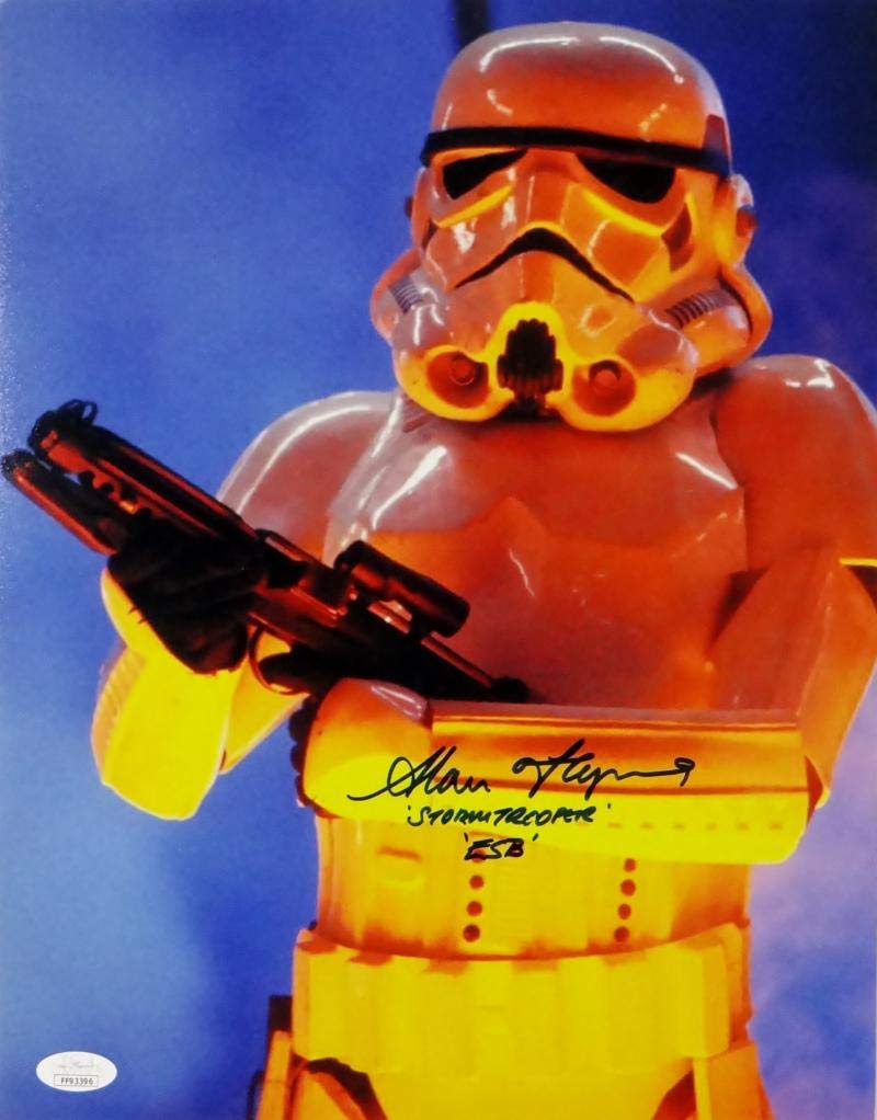 Alan Flying Autographed Stormtrooper 11x14 Photo w/ Insc - JSA Auth *Black