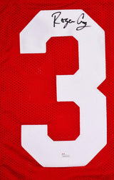 Roger Craig Autographed Red Pro Style Jersey- JSA W *Black