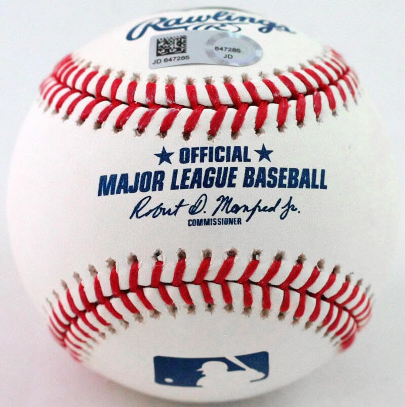 Steve Pearce Autographed Rawlings OML Baseball- Fanatics Authenticated