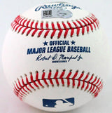 Steve Pearce Autographed Rawlings OML Baseball- Fanatics Authenticated