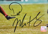 DK Metcalf Signed Seattle Seahawks 16x20 Hurdle FP Photo-Beckett W Hologram