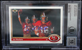1991 Upper Deck #54 Joe Montana Auto San Francisco 49ers BGS Autograph 10