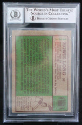 1984 Topps #111 Howie Long Auto Oakland Raiders BGS Autograph 10