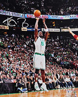 Kevin Garnett Signed Boston Celtics 16x20 FP Jump Shot Photo - Beckett W Auth