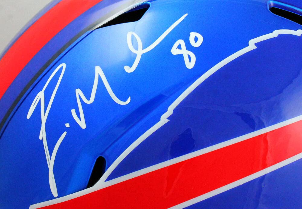 Eric Moulds Autographed Buffalo Bills F/S Flash Speed Helmet-Beckett W Hologram