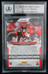 2020 Panini Prizm Silver #308 Tee Higgins Cincinnati Bengals BGS Autograph 10