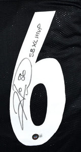 Hines Ward Autographed Black Pro Style Jersey w/SB MVP- Beckett W Hologram