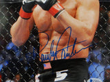 Randy Couture Autographed MMA 8x10 Photo In Ring- Beckett Auth *Blue