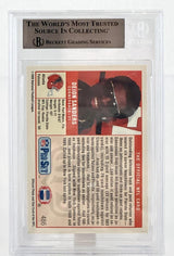 1989 Pro Set #486 Deion Sanders Atlanta Falcons Autograph Beckett Authenticated