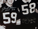 Ham Lambert Russell Steelers Signed 16x20 B&#38;W Photo W/ 2 insc-JSA W Auth *Si