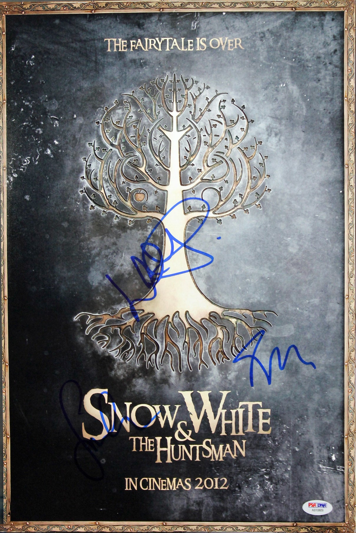 Snow White & the Huntsman (Sam Claflin, +2) Authentic Signed 12x18 PSA #AB10809