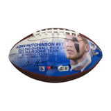 Aidan Hutchinson Autographed Rookie Highlights Art Football - Beckett Authentication