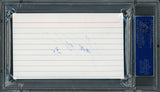 Walter Payton Autographed 3x5 Index Card Chicago Bears PSA/DNA Stock #64590