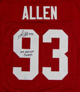 Jonathan Allen Autographed Maroon College Style Jersey w/ Natl Champ- SGC Auth
