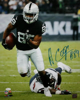 Amari Cooper Autographed Raiders 16x20 Against Texans PF. Photo- JSA W Auth