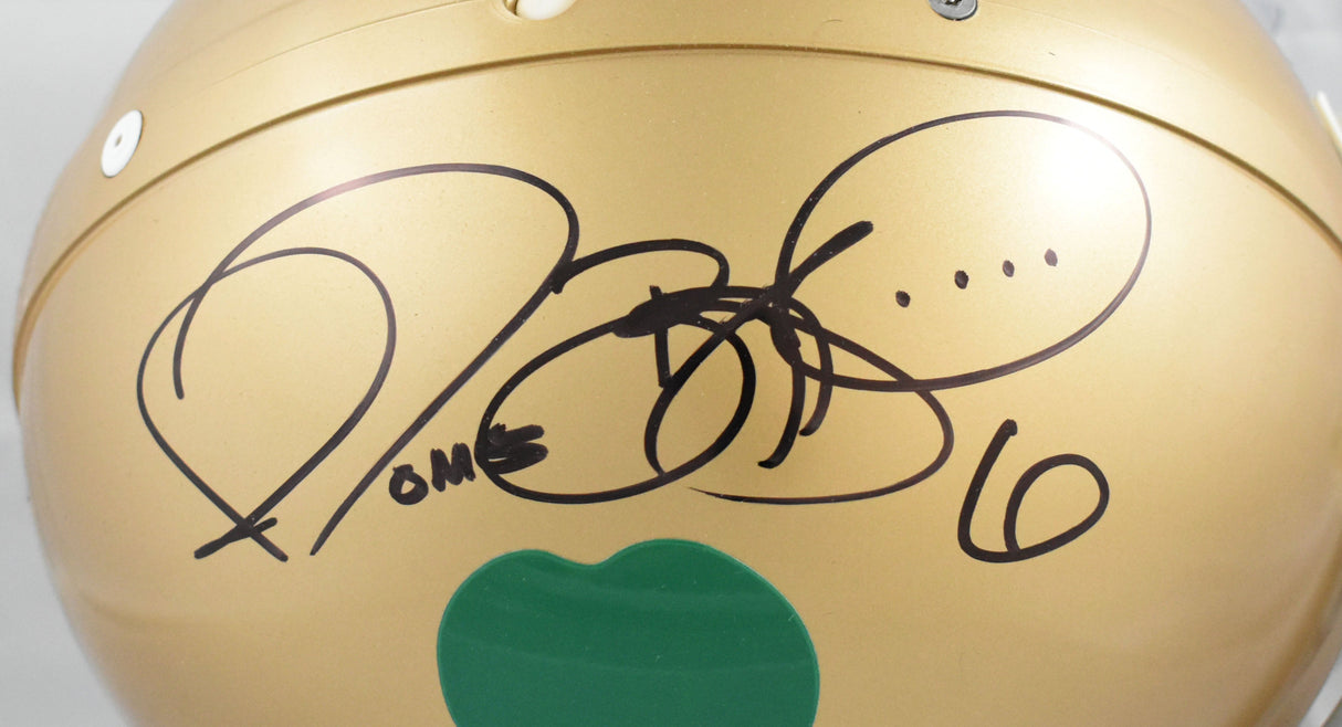 Jerome Bettis Autographed Notre Dame Irish F/S Schutt Authentic Helmet - JSA W