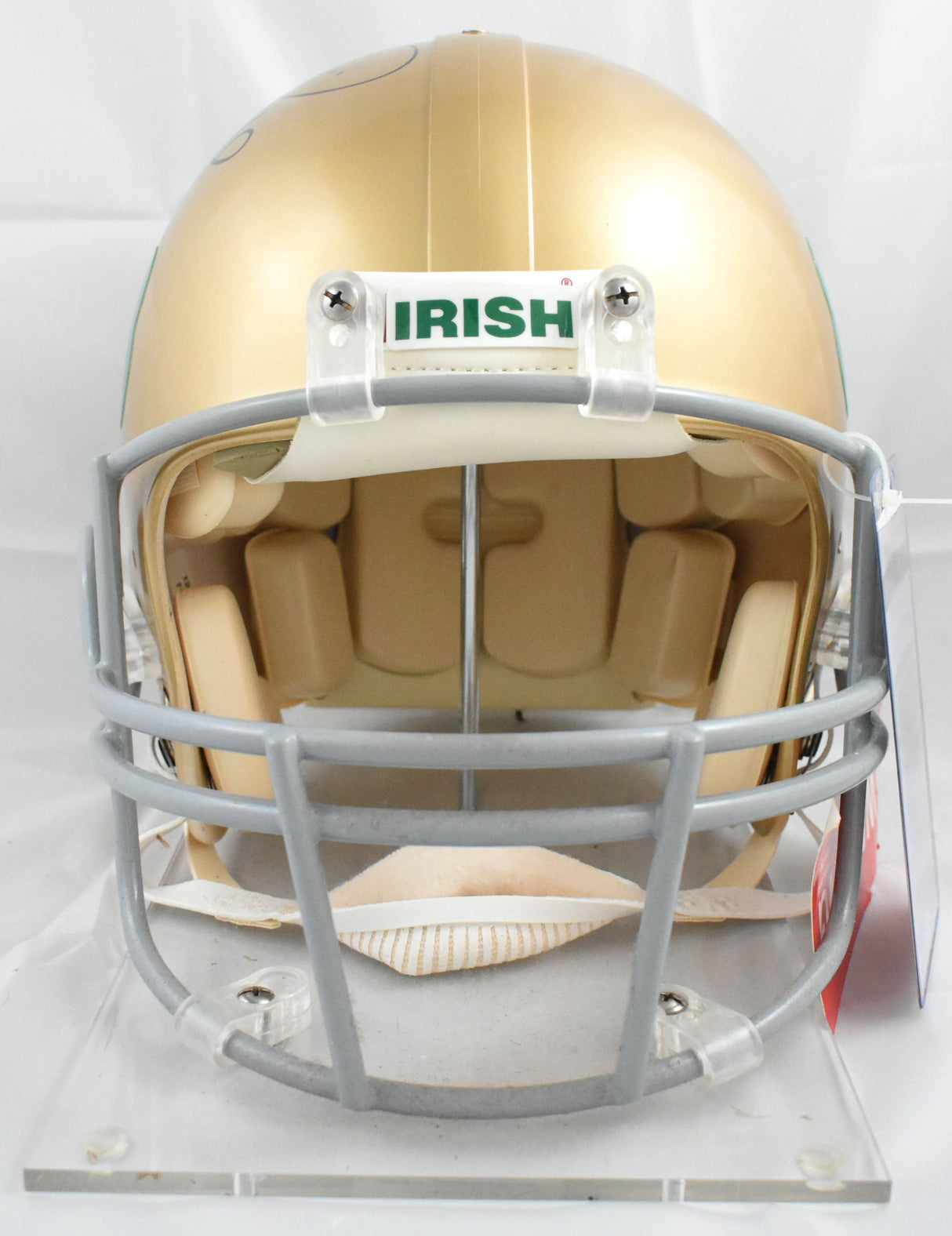 Jerome Bettis Autographed Notre Dame Irish F/S Schutt Authentic Helmet - JSA W
